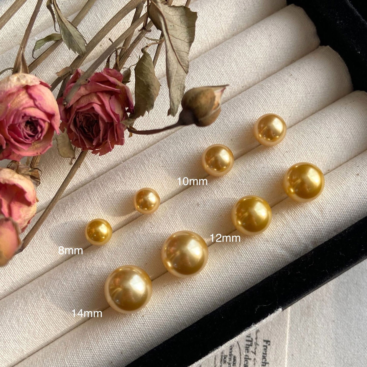 Large Pearl Stud Earrings For Women Personalized Retro Style Light Luxury